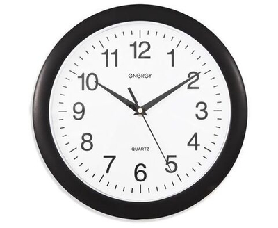 Часы настенные Energy EC-02, 27,5*3,8см (круглые) плавный ход, пластик, АА*1шт нет в компл