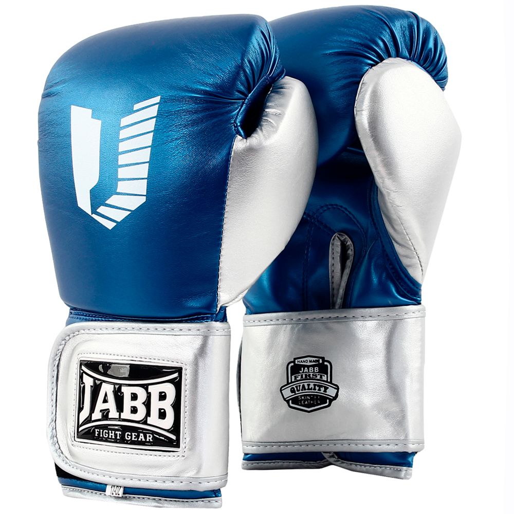 Перчатки бокс.(иск.кожа) Jabb JE-4081/US Ring синий 8ун.