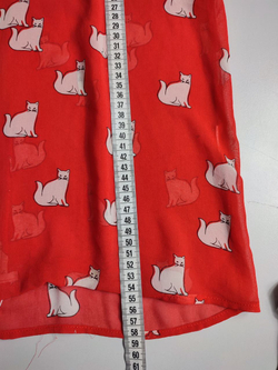 Блузка ZARA с забавным принтом 44 размер