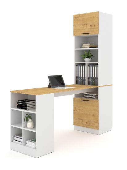 Стол ЛАВОРО-11 /1700*1900*503/ белый / дуб бунратти