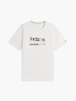 Футболка Tommy Hilfiger Multi-Flag Logo Ivory Petal