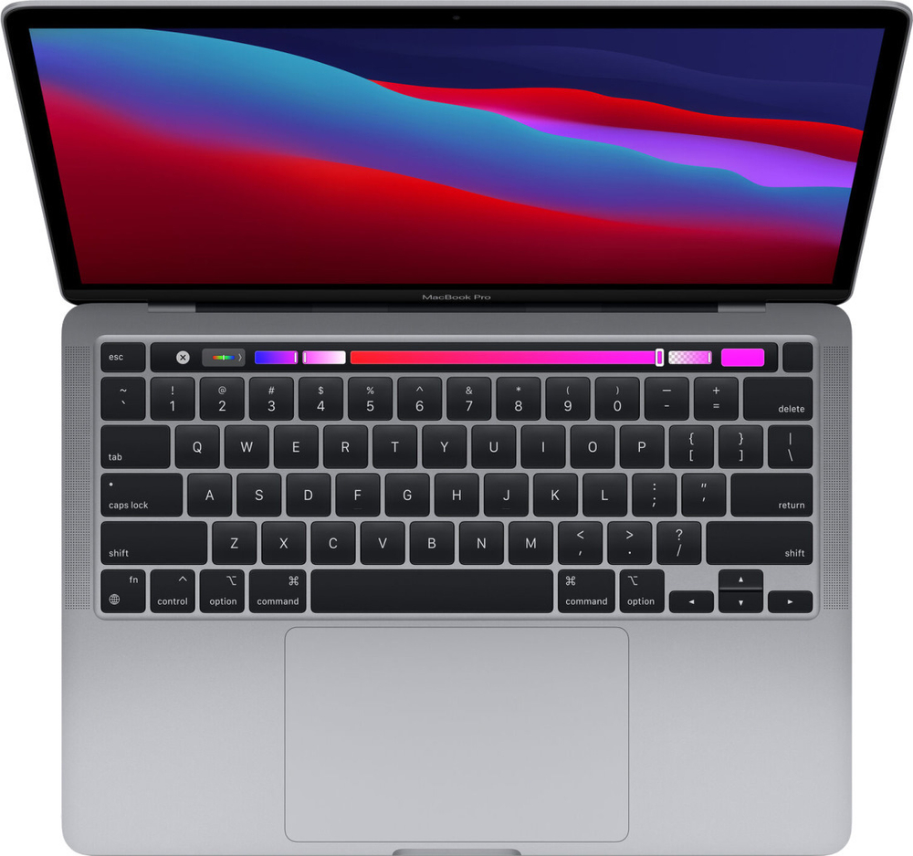 Ноутбук 13.3; WQXGA Apple MacBook Pro grey (Apple M1/8Gb/512GB SSD/VGA int/MacOS) (MYD92RU/A)