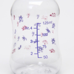 4780642 Бутылочка для кормления, крышка-погремушка, 125 мл., цвет голубой