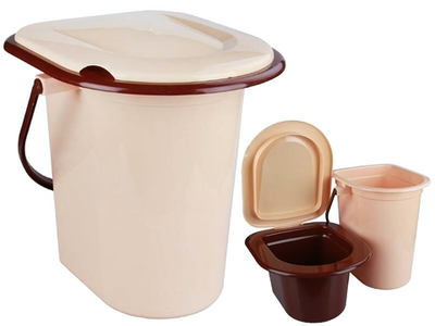 Ведро-туалет 17л со съемным горшком