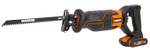 Сабельная пила аккумуляторная WORX WX500