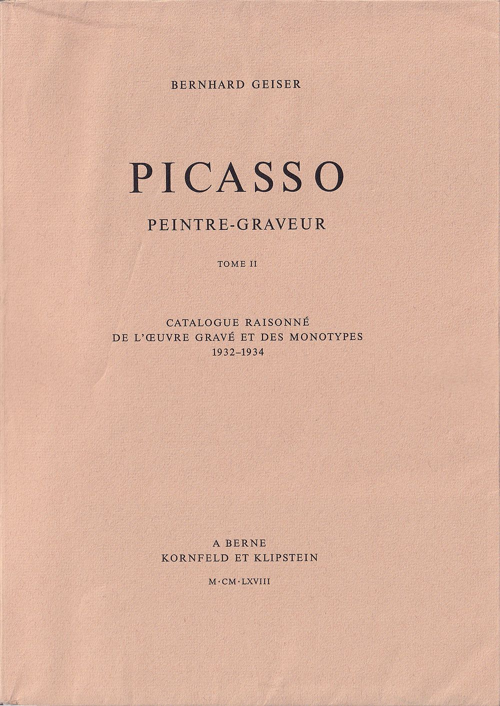 Пикассо. Каталог-резоне. Живопись и графика 1932-1934. Том 2