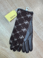 Перчатки.Женские.Кожаные.Люкс качества. Подклад: плюш-флис. 5 шт в упаковке.