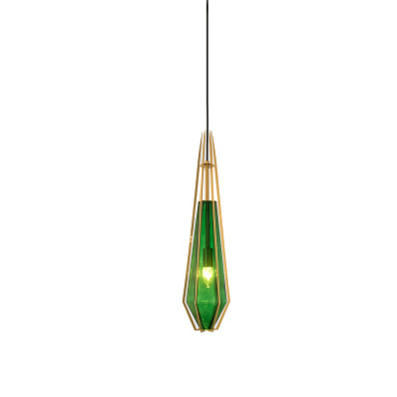 Pendant design lamp  Harlow 4 by Gabriel Scott (Green)