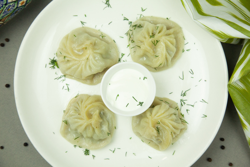 Манты с бараниной