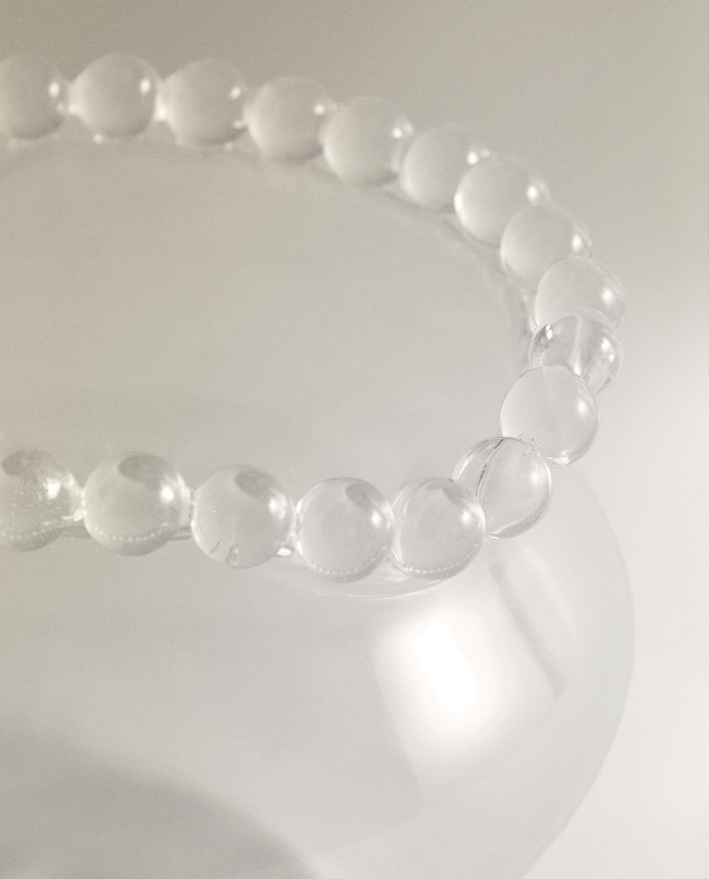 Zara Home Ваза из стекла, цвет прозрачный, 12 см