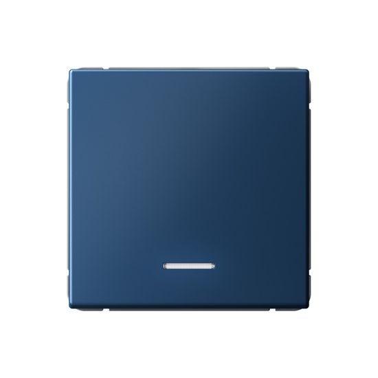 Выключатель 1-кл. ArtGallery 10AX с подсветкой быстрозажим. клем. механизм аквамарин SE GAL001113S