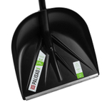 Лопата для уборки снега пластиковая, 400х417х1390 мм, алюминиевый черенок Palisad