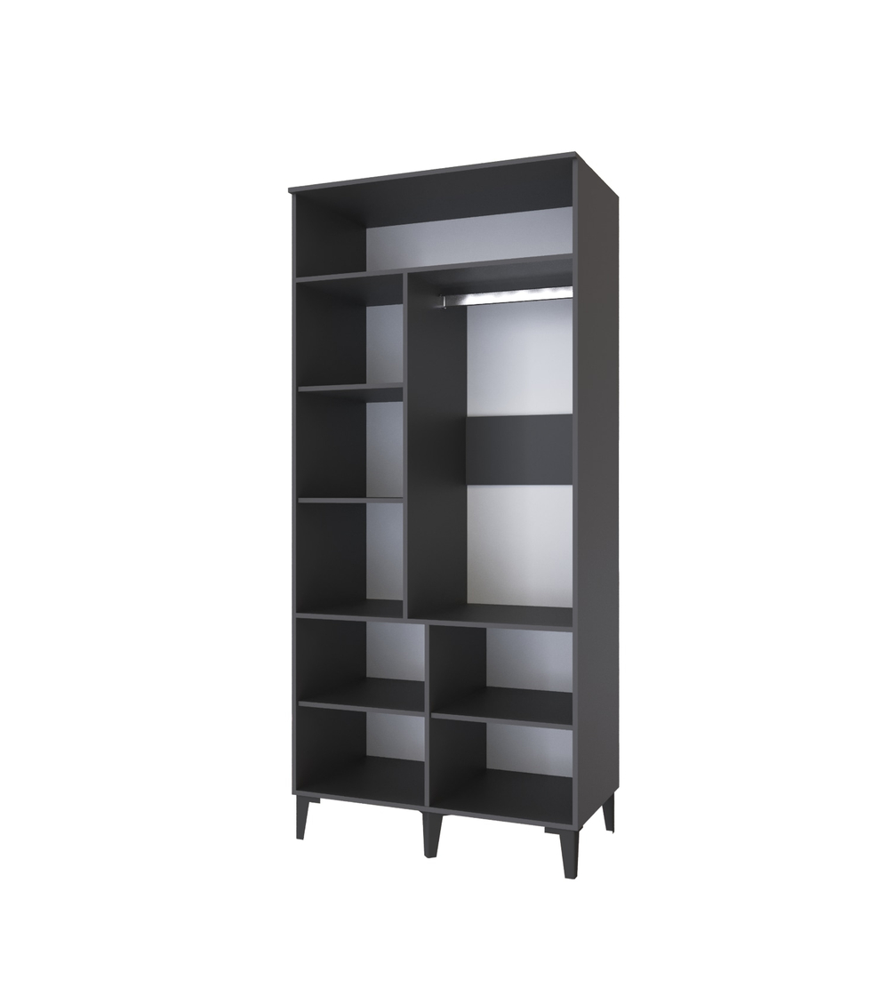 Толедо Тумба прикроватная ТТ-20 графит серый