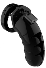 Черный мужской пояс верности Model 04 Chastity (Цвет: черный)