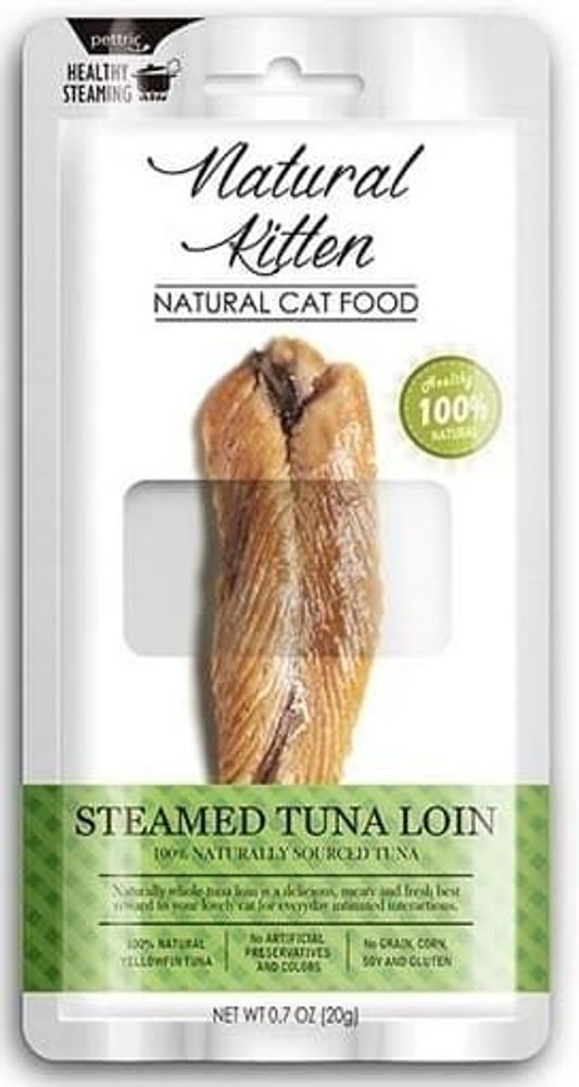 Корм влажный Pettric Natural Kitty 30г Steamed Tuna Belly - Филе тунца на пару (брюшко)