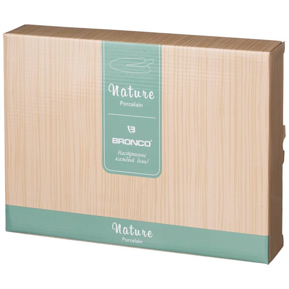 БЛЮДО СЕРВИРОВОЧНОЕ BRONCO "NATURE" 29,5*22*6 СМ БЕЖЕВОЕ (КОР=12ШТ.)