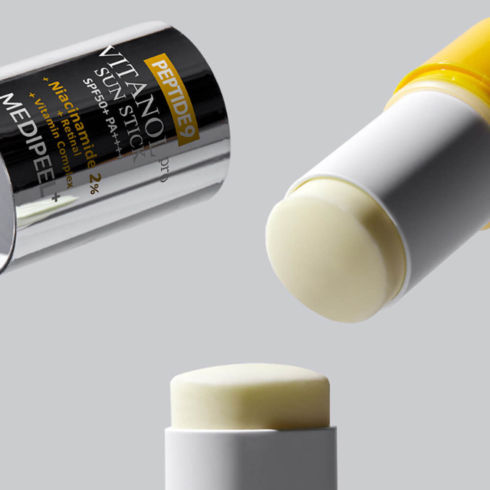 Medi-Peel Peptide 9 Vitanol Sun Stick PRO SPF50+ PA++++ солнцезащитный стик для выравнивания тона