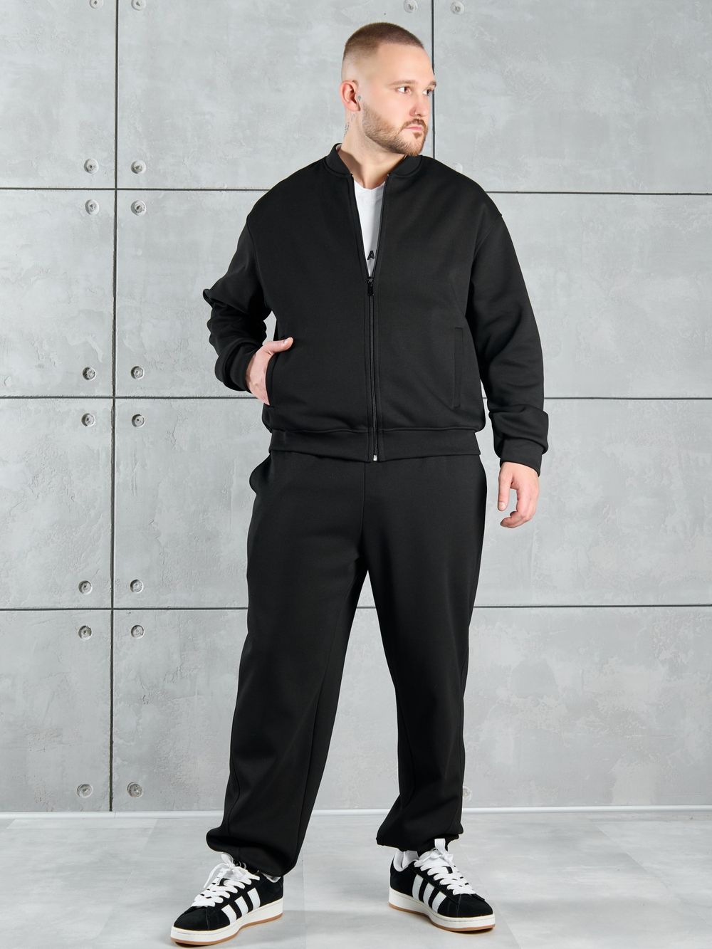 Костюм мужской Лининг-3 Виотекс ЧЁРНЫЙ