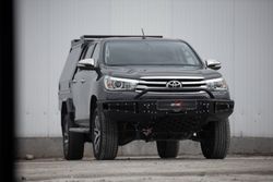 Бампер силовой передний BMS ALFA для Тойота Хайлюкс 2015-2020