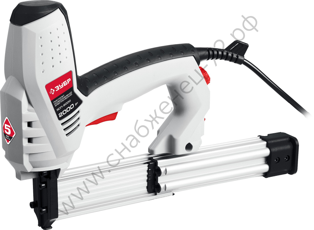 ЗУБР 15-25 мм скоба, 15-30 мм гвоздь, 2000 Вт, электрический степлер (ЗСП-2000)