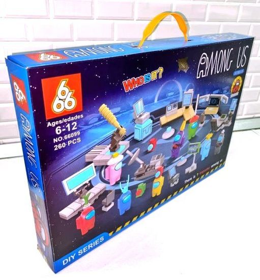 Конструктор Амонг ас (Among us) 260 деталей