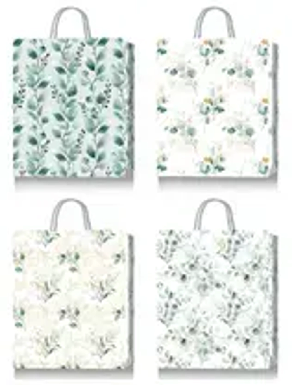 Пакет подарочный «Луговые цветы» 18*23*8 см