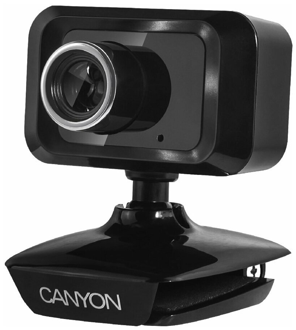 Canyon CNE-CWC1USB Enhanced 1.3,2.0 connector, viewing angle 40°, cable length 2.0m, Blac Веб-камера