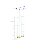 Качели парные усиленные непрозрачные высотой 650 см