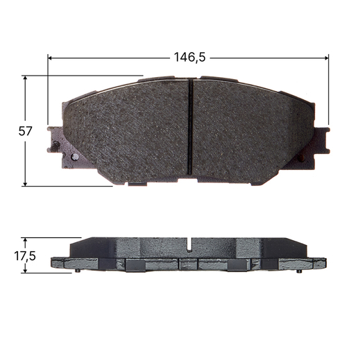 Колодки тормозные дисковые Avantech передние AV285