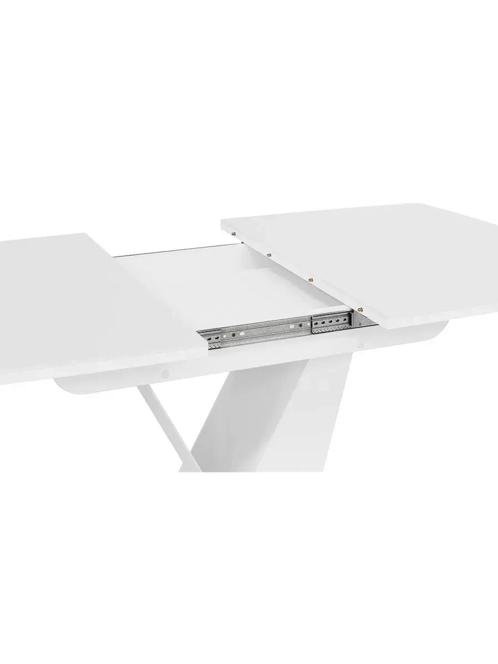 Стол кухонный Белый, 110(141)х75х75 см