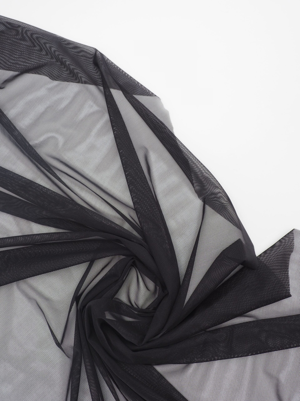 Сетка эластичная черная метражом