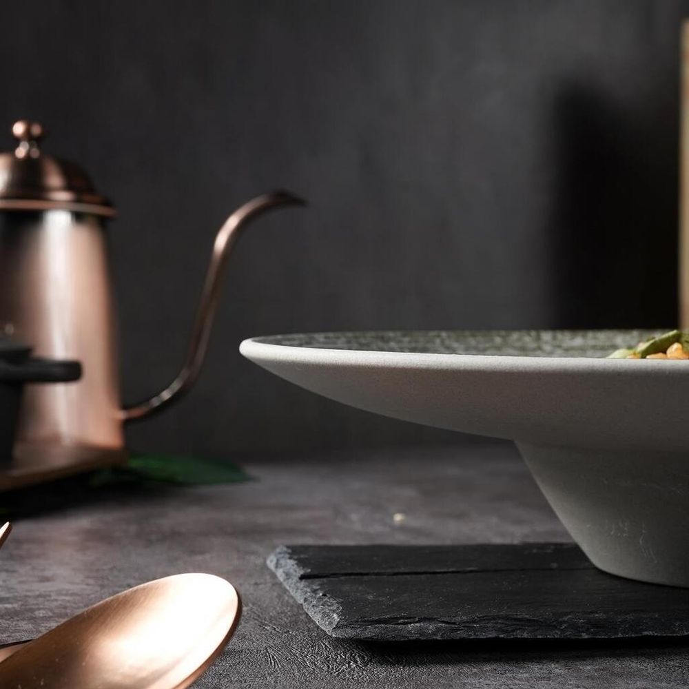 Тарелка глубокая 250 мл 26,7*6 см для пасты глазурь Glossy Stone Untouched Taiga P.L. [1]