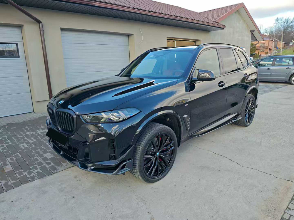 Карбоновый обвес для BMW X5 G05 G18 LCI рестайлинг 2023-2024+ БМВ Губа канарды юбки диффузор спойлер тюнинг