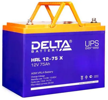 Аккумуляторы Delta HRL 12-75 Х - изображение 1 Аккумуляторы Delta HRL 12-75 Х - фото 1