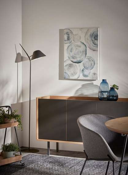 Торшер Mysti черный