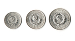 Набор монет 20, 15, 10 копеек 1928 г. 3 шт UNC
