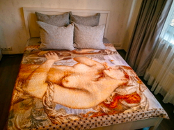 Покрывало с изображением сирены Лигейи, художник Россетти