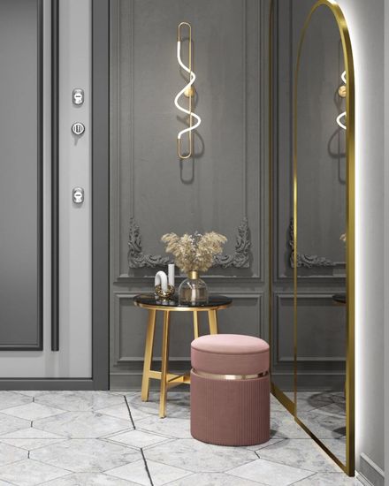 Журнальный стол 50*50 АЛЬБА золото стекло черное