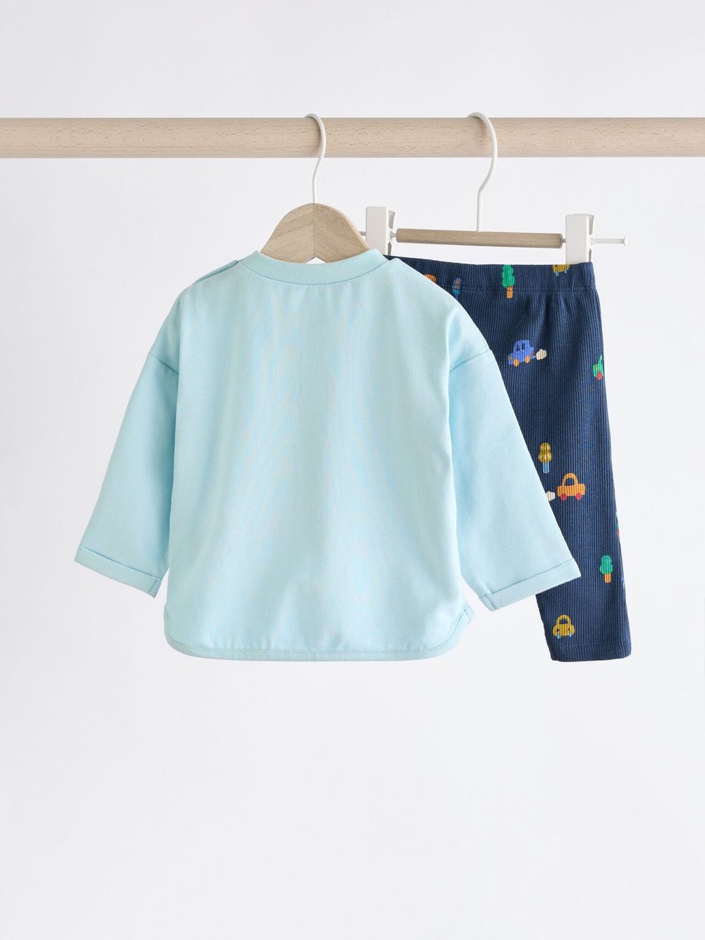 Лонгслив и легинсы в комплекте для малышей Next N22-634, Голубой, Синий