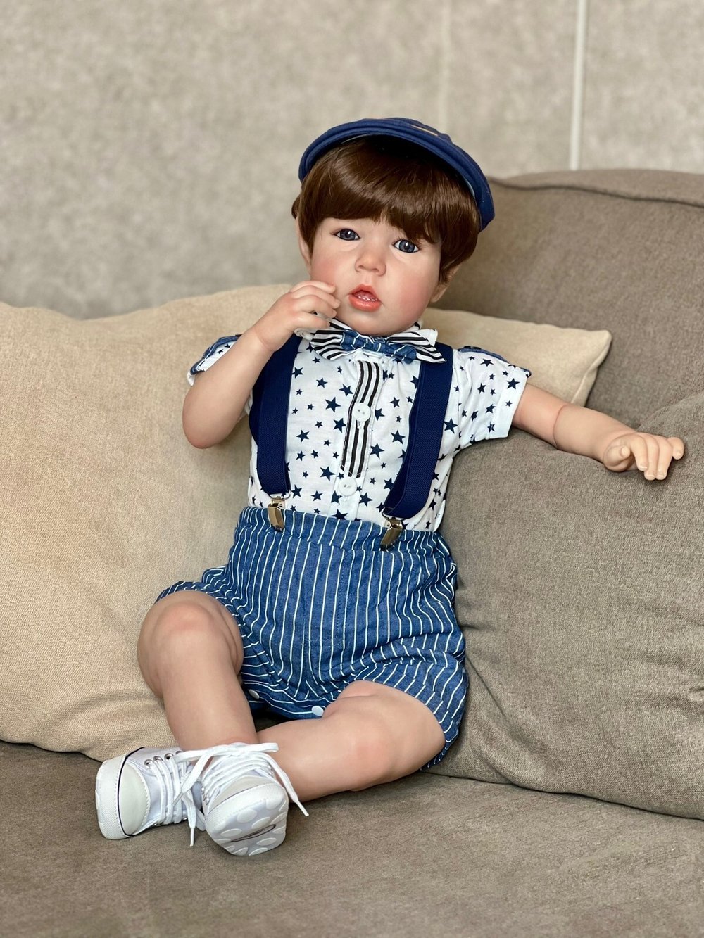 Кукла Реборн мягконабивная 70см в пакете (FA-349)