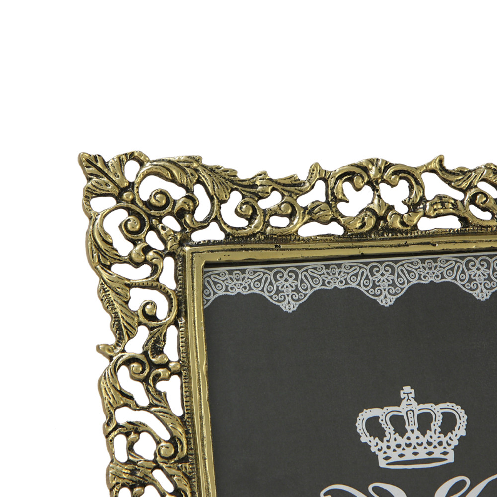 Bello De Bronze Фоторамка "Кружева" настольная , "золото"