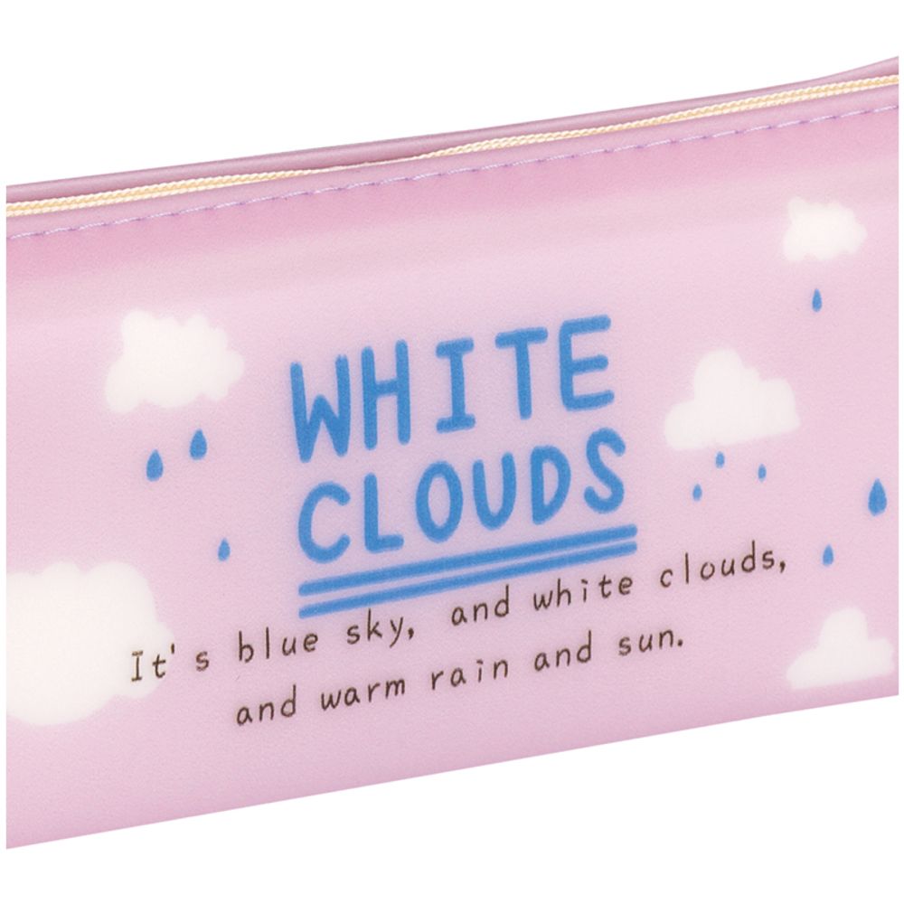 Пенал мягкий, 205*75*30 MESHU "Clouds", силикон