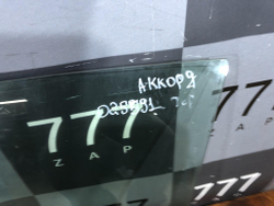 Стекло двери передней левой Honda Accord 8 (CU) 08-15 Б/У Оригинал 73350TL0J00