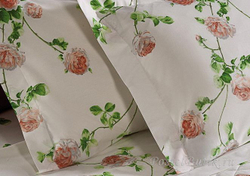 Постельное белье 2 спальное евро макси Mirabello Scented Rose белое