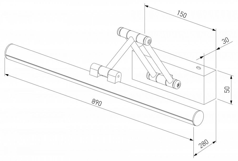 Подсветка для картины Elektrostandard Monza 40156/LED