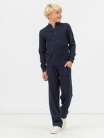 Джемпер поло для мальчика AT116 синий