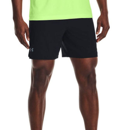 Теннисные шорты Under Armour Men's Speedpocket 7'' Short - black/reflective