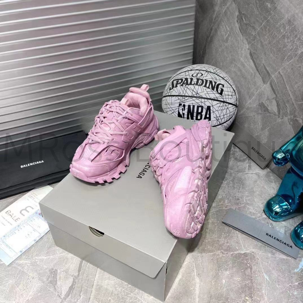 Pink balenciaga track trainers outlet