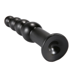 Черный анальный стимулятор X-men - 27 см. (Цвет: черный)