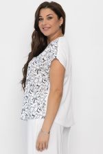 Блуза Стильный образ (белая) Б13794-3М LT Collection